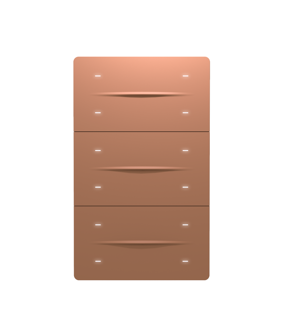 iXm 3’’ KNX Touch Panel 12 Button Softtouch Mocha