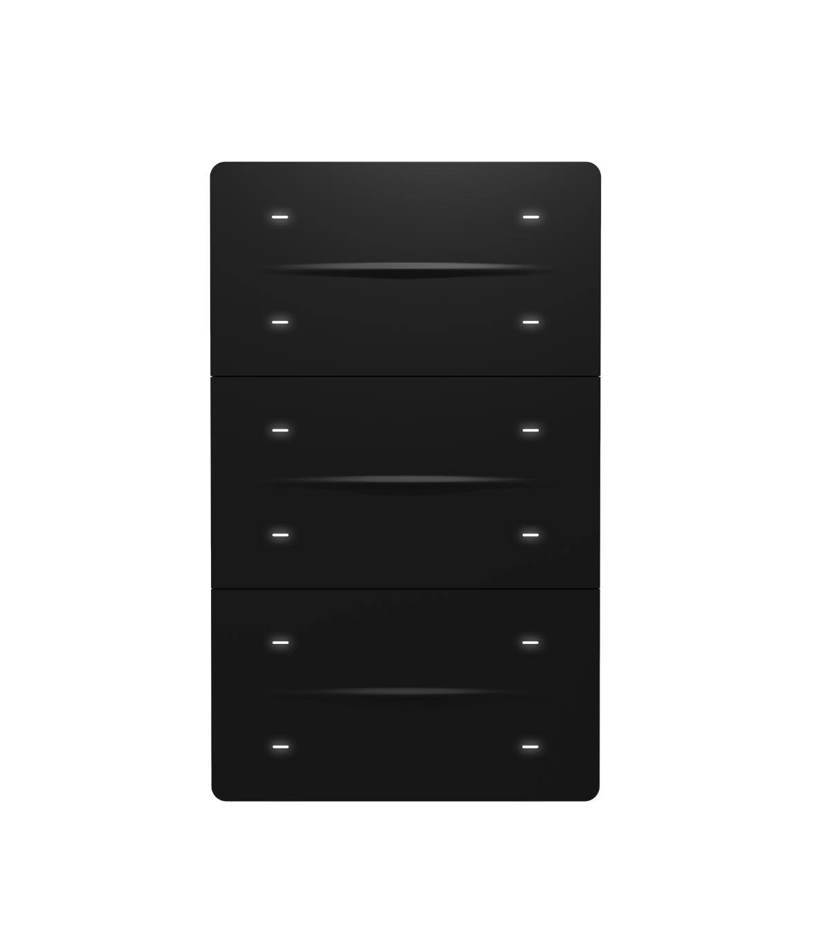 iXm 3’’ KNX Touch Panel 12 Button Softtouch Black