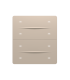 iXm 3’’ KNX Touch Panel 8 Button Softtouch Cold Beige