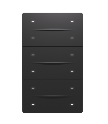 iXm 3’’ KNX Touch Panel 12 Button Softtouch Anthracite w/ AQI