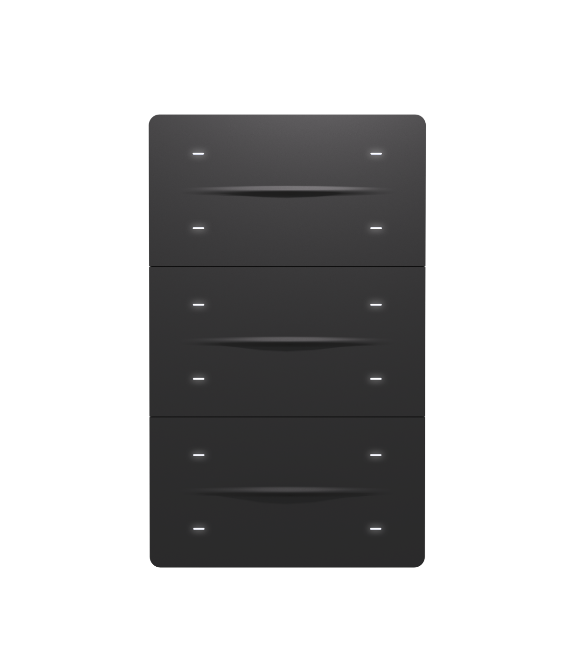 iXm 3’’ KNX Touch Panel 12 Button Softtouch Anthracite w/ AQI