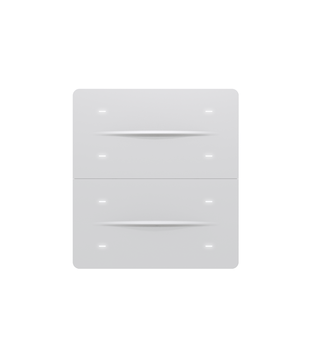 iXm 3’’ KNX Touch Panel 8 Button PureLine White w/ AQI