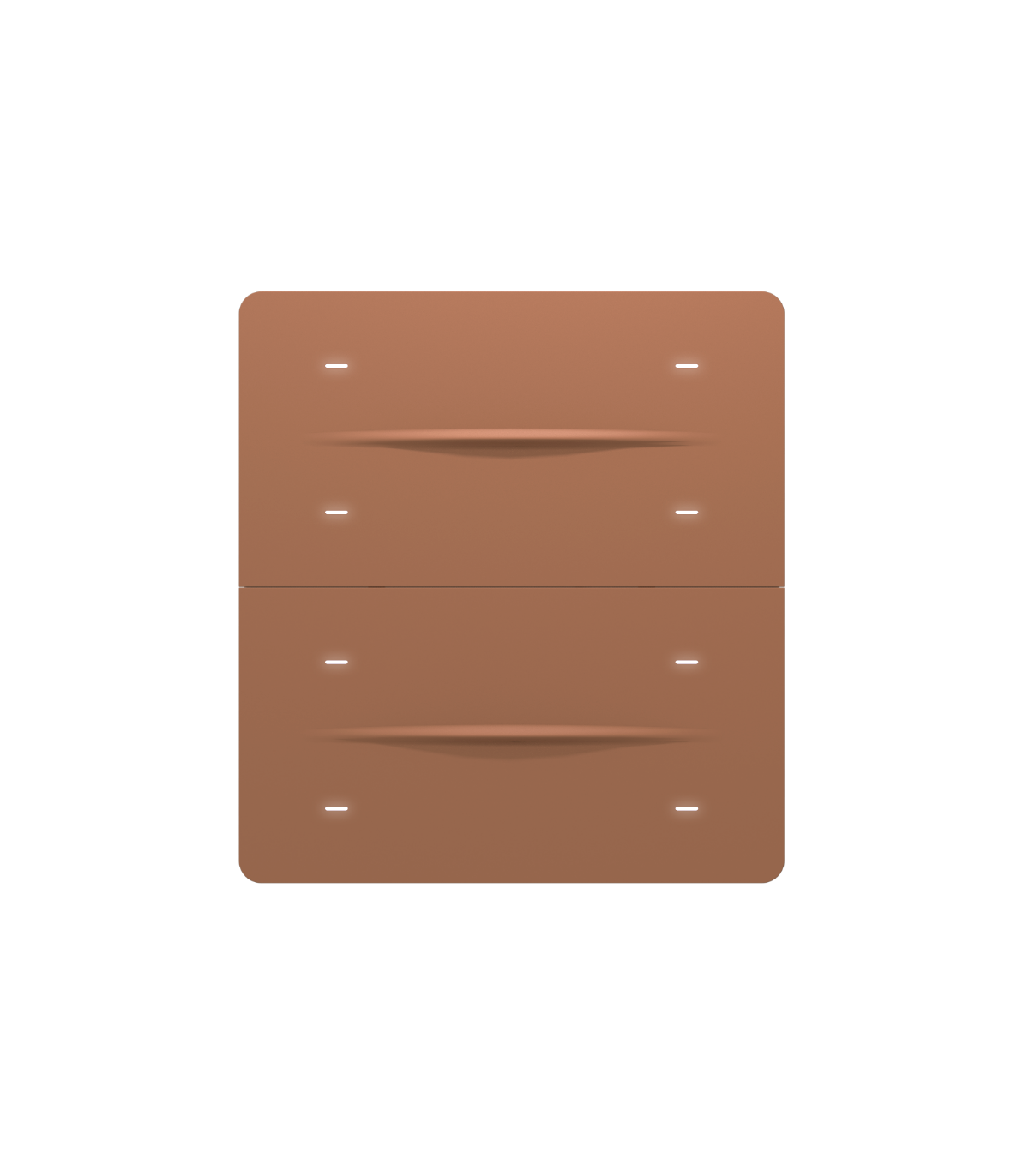 iXm 3’’ KNX Touch Panel 8 Button Softtouch Mocha w/ AQI