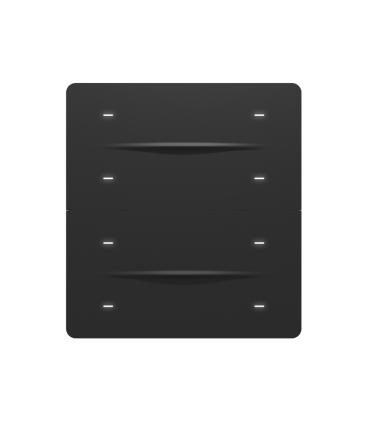 iXm 3’’ KNX Touch Panel 8 Button Softtouch Anthracite w/ AQI