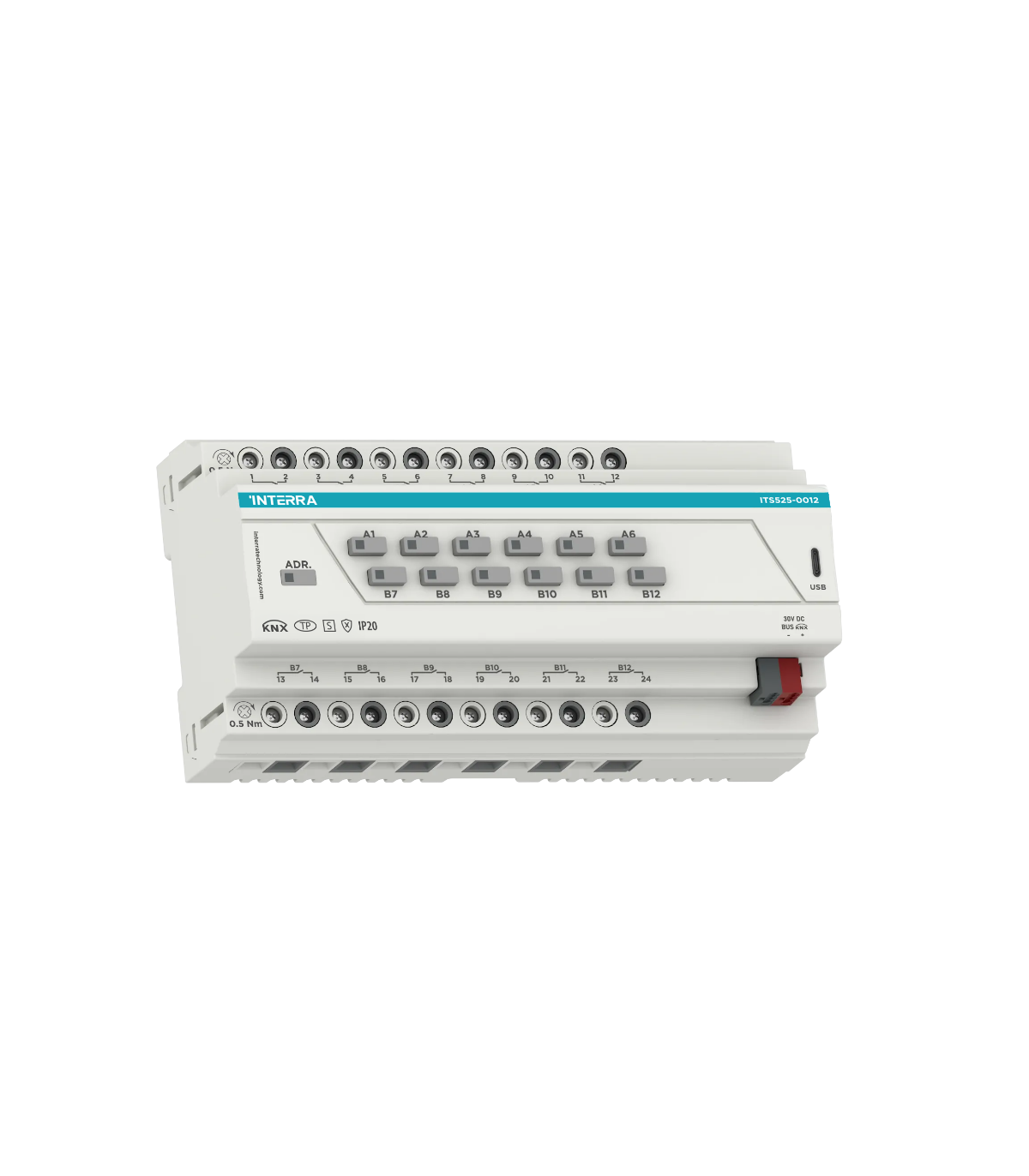 KNX Secure Combo+ Switch Actuator - 12 Channel