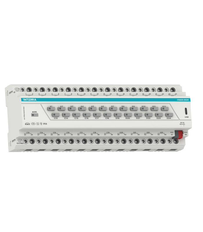 KNX Secure Combo+ Switch Actuator - 24 Channel
