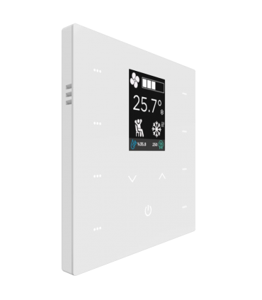 iX2 KNX Secure Touch Panel 2-4-8 Buton, White w/LCD