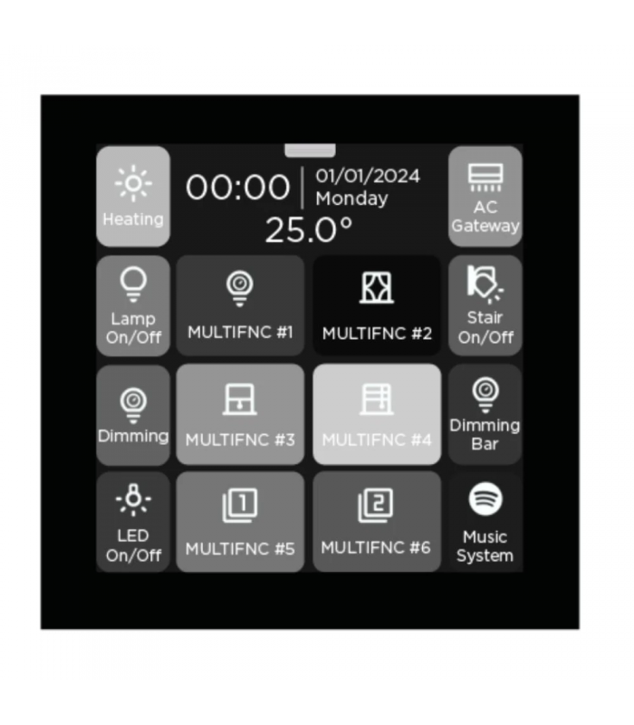 iX3 4" KNX Secure Touch Panel, Blk
