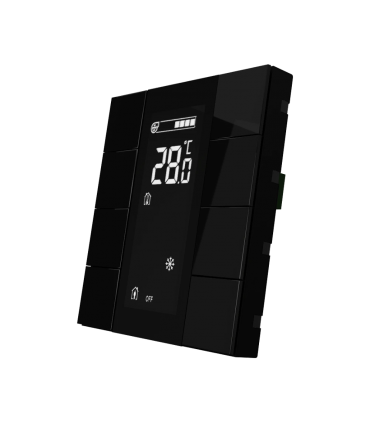 iSwitch+ - 8 Buton Secure Black Plastic w/LCD + AQI